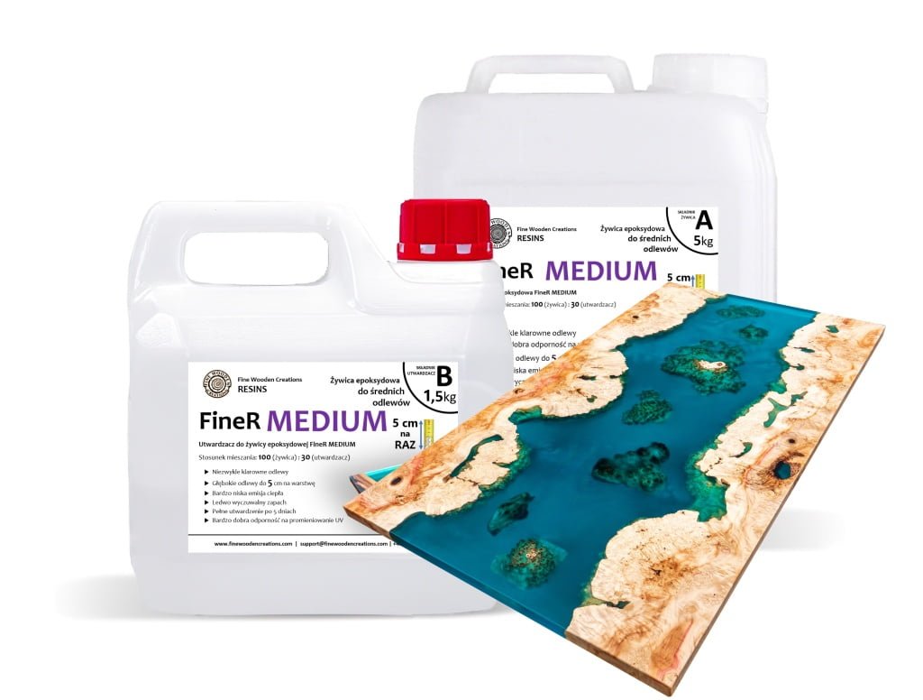 FineR MEDIUM Casting epoxy resin for deep pour 13kg