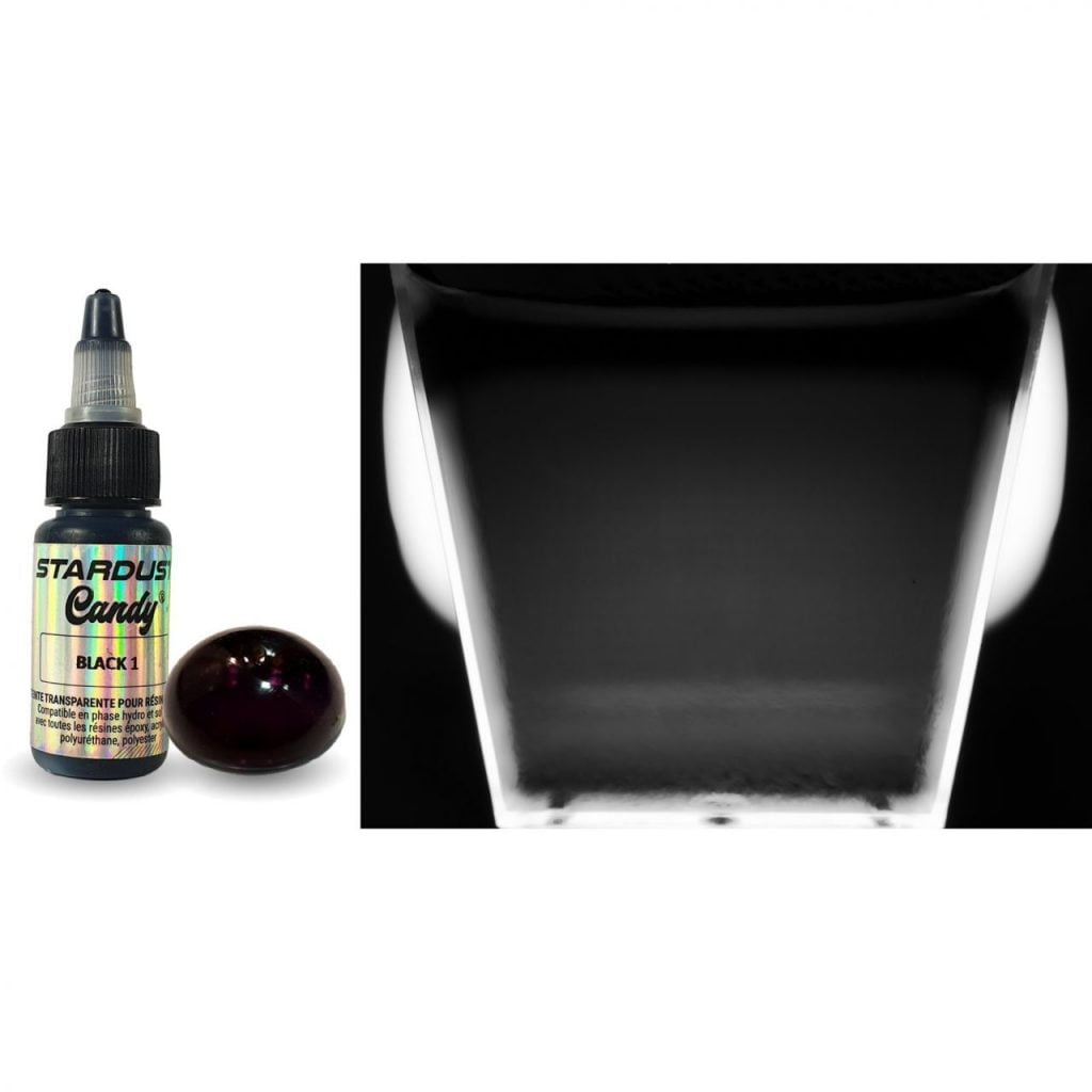 Transparent dye 'Stardust' for resin - Black 1