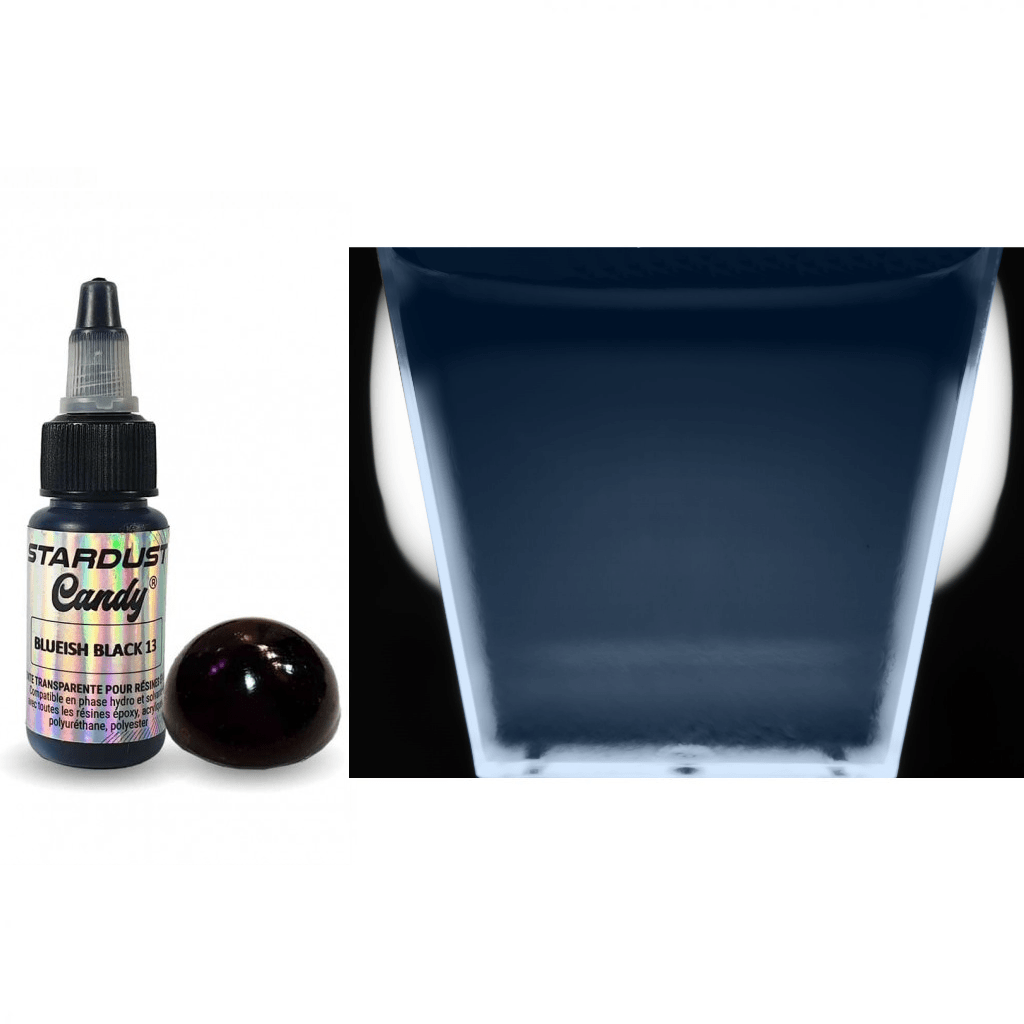 Transparent dye 'Stardust' for resin - Blueisch Black 13