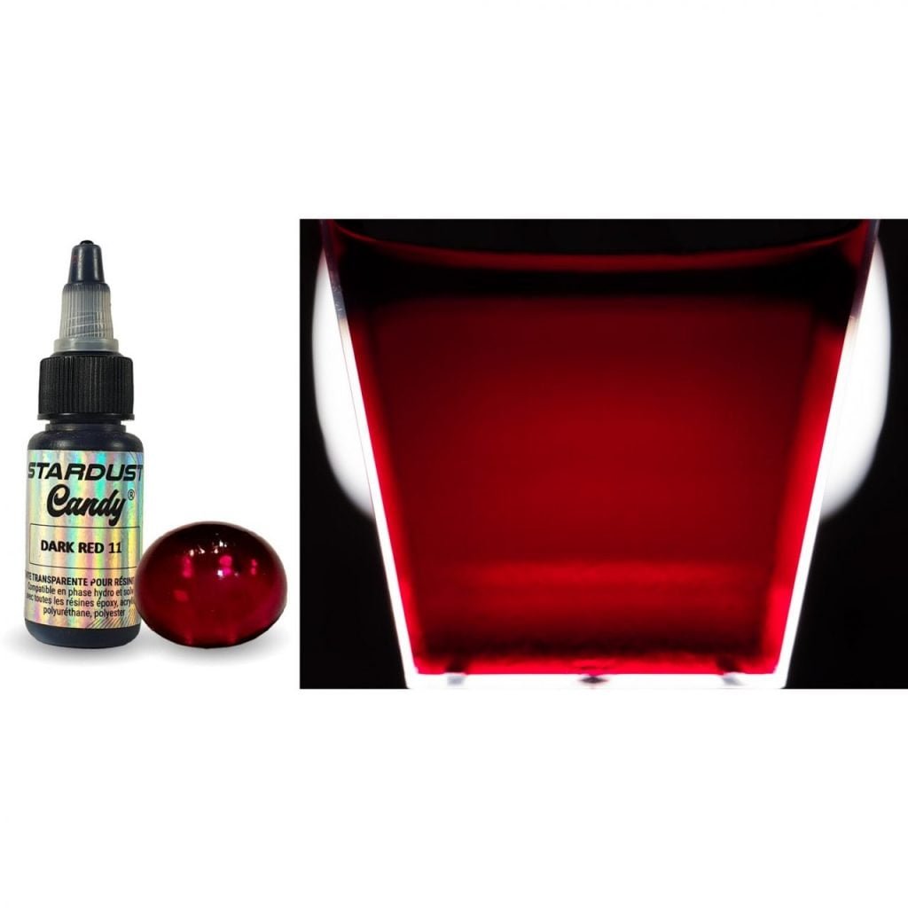 Transparent dye 'Stardust' for resin - Dark red 11