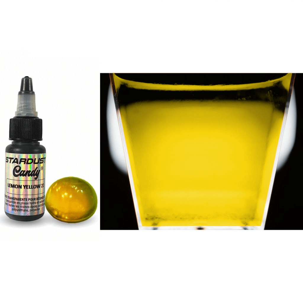 Transparent dye 'Stardust' for resin - Lemon Yellow 22