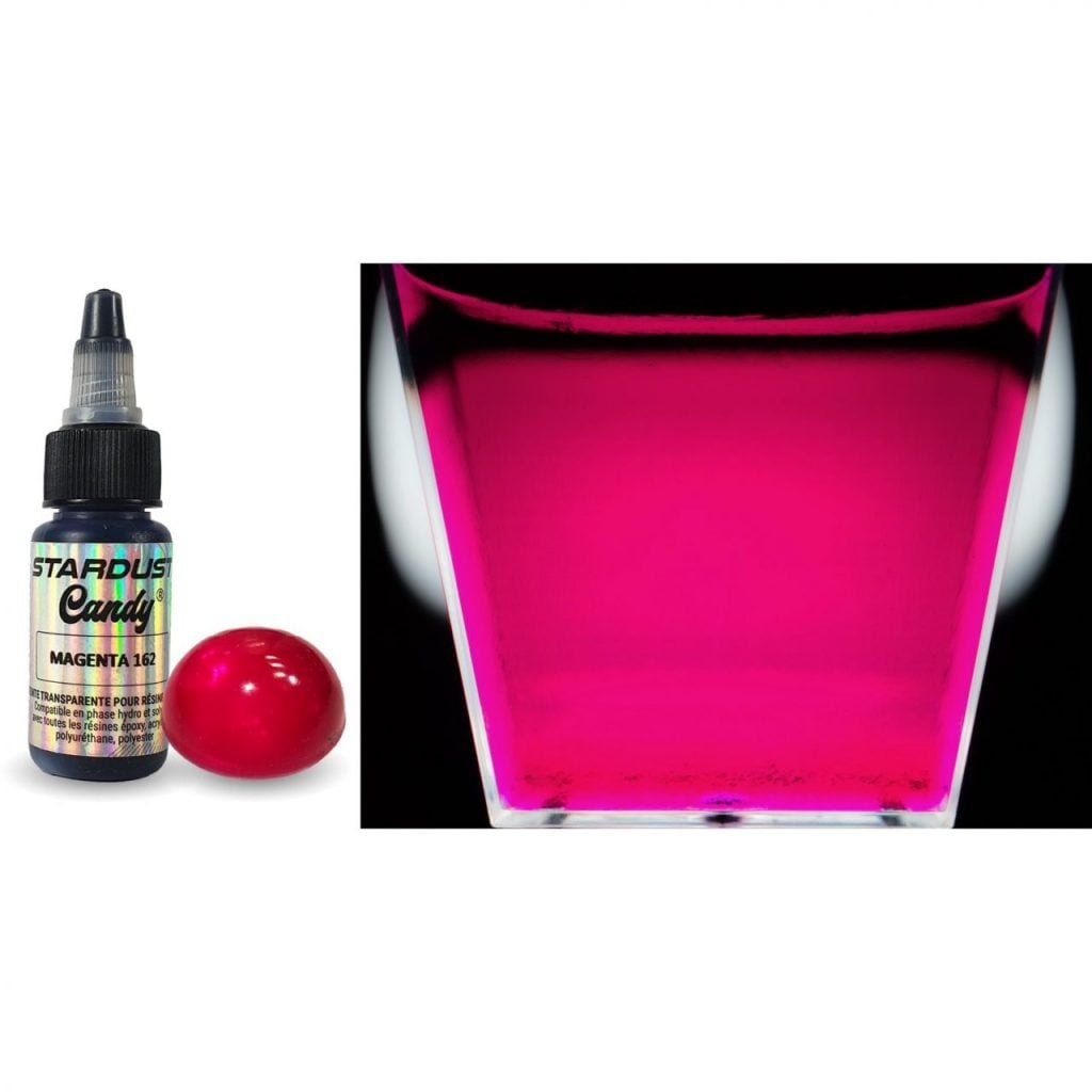 Transparent dye 'Stardust' for resin - Magenta 162