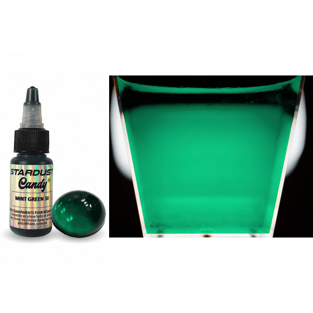 Transparent dye 'Stardust' for resin - Mint Green 30