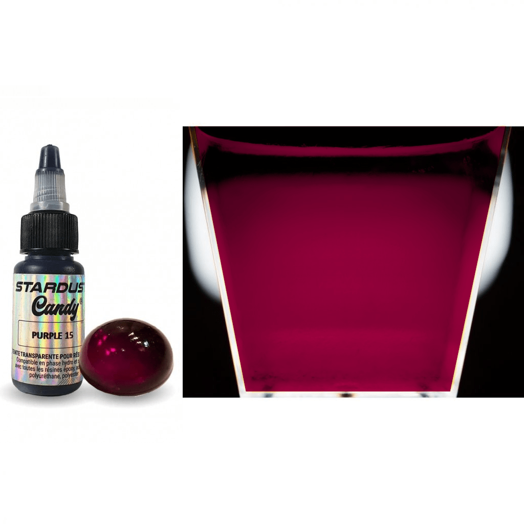 Transparent dye 'Stardust' for resin - Purple 15