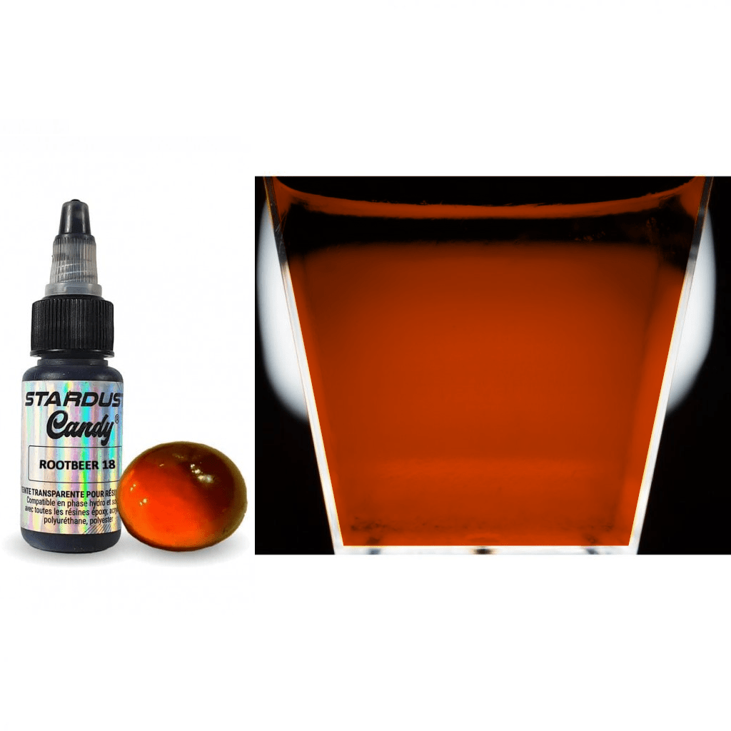 Transparent dye 'Stardust' for resin - Rootbeer 18