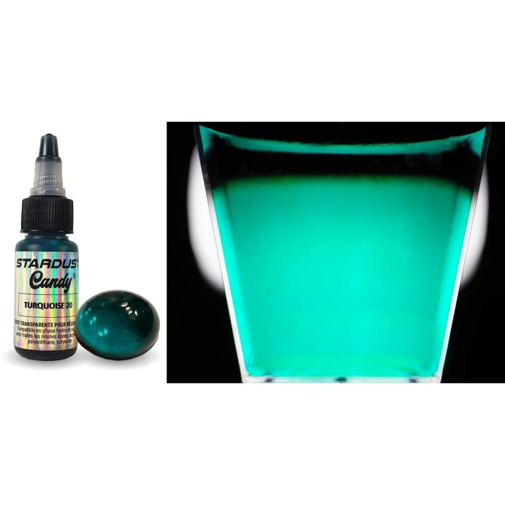 Transparent dye 'Stardust' for resin - Turquoise 20