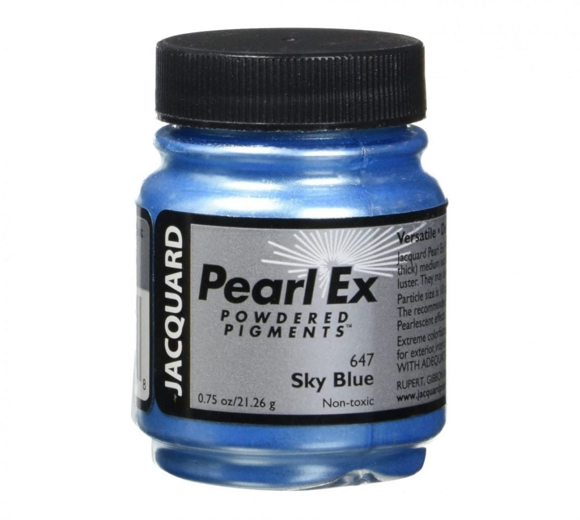 Jacquard Pigment Pearl Ex - 647 Sky Blue pearl powder