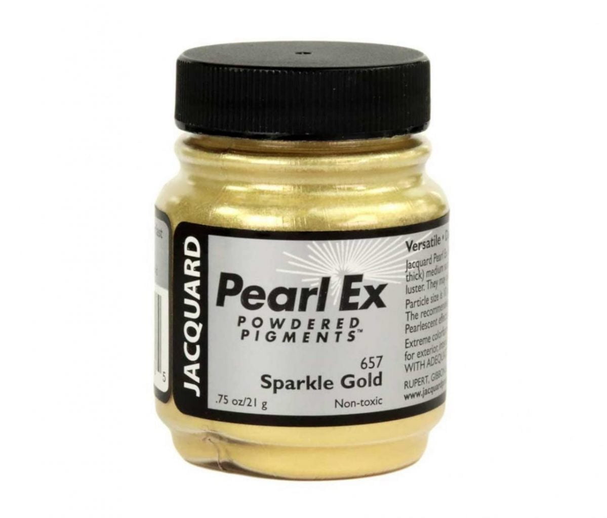 Jacquard Pigment Pearl Ex - 657 Sparkle Gold pearl powder
