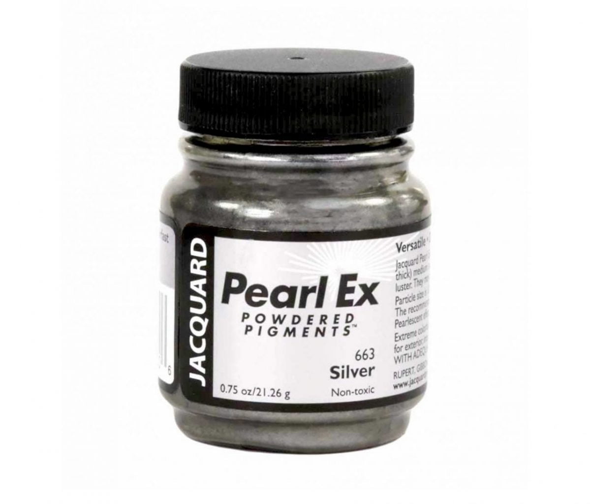 Jacquard Pigment Pearl Ex - 663 Silver pigment perłowy