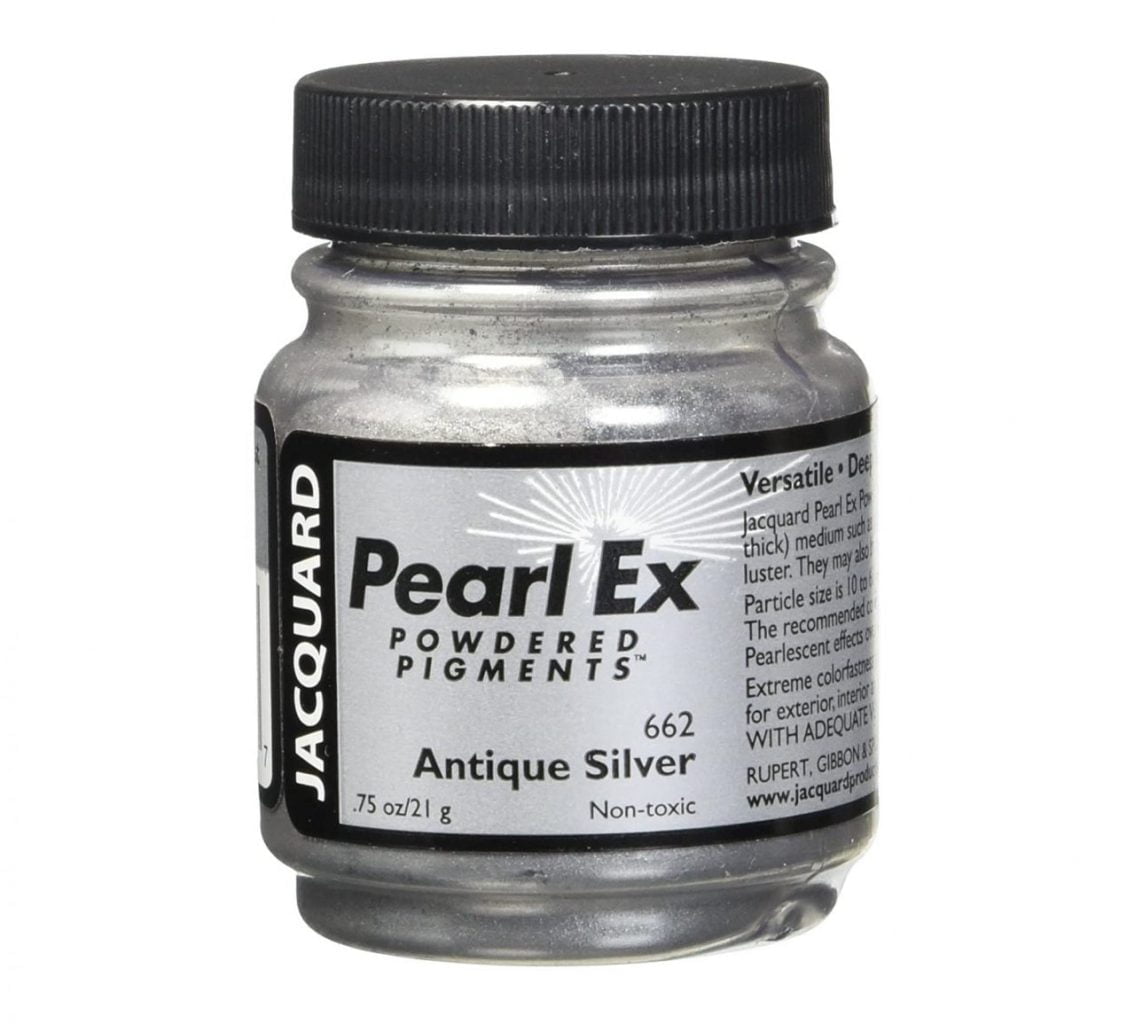 Jacquard Pigment Pearl Ex - 662 Antique Silver pigment perłowy