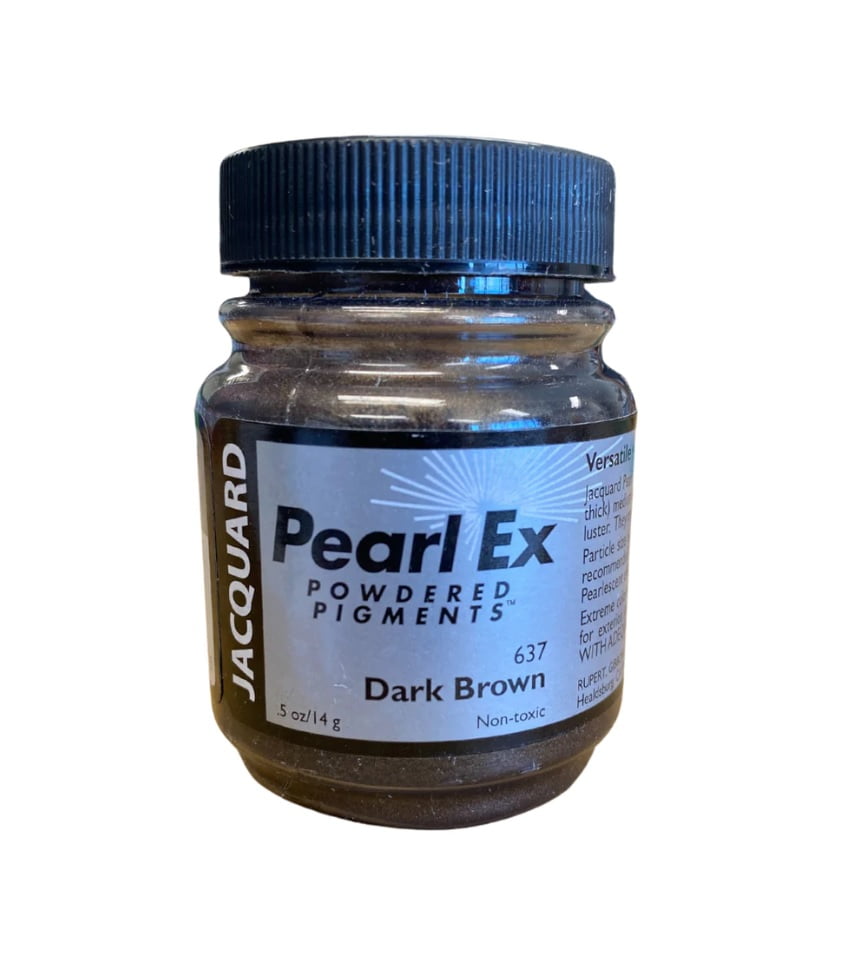 Jacquard Pigment Pearl Ex - 637 Dark Brown pearl powder