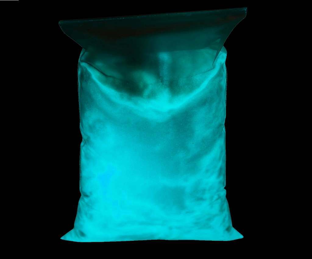 Turquoise glowing luminescent pigment 50gr